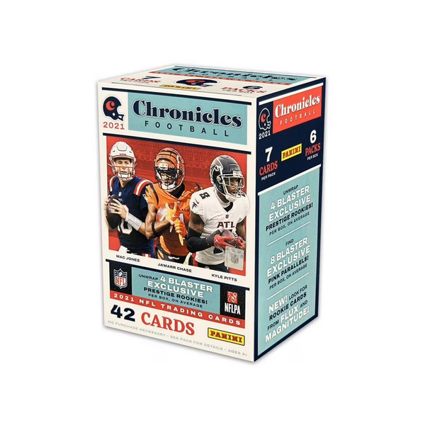 2021 Panini Chronicles Football 6-Pack Blaster Box (Prestige Rookies!)
