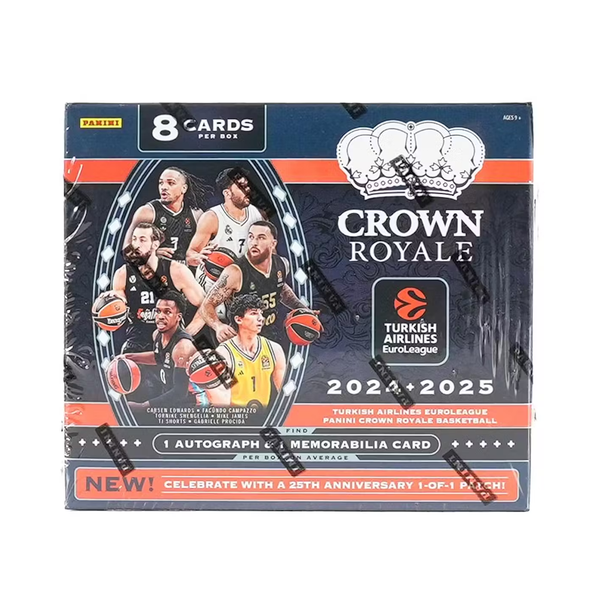 2024 - 25 Panini Turkish Airlines Euroleague Crown Royale Basketball Hobby Box