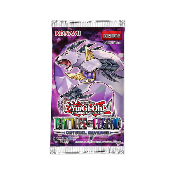 Yugioh Battle of Legends Crystal Revenge Booster Pack