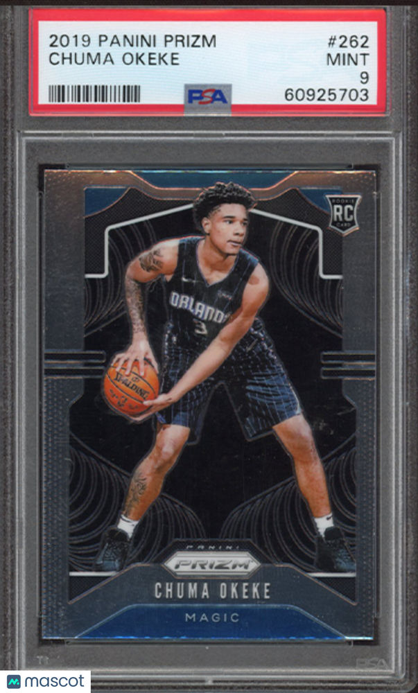 2019 Panini Prizm Chuma Okeke #262 PSA 9