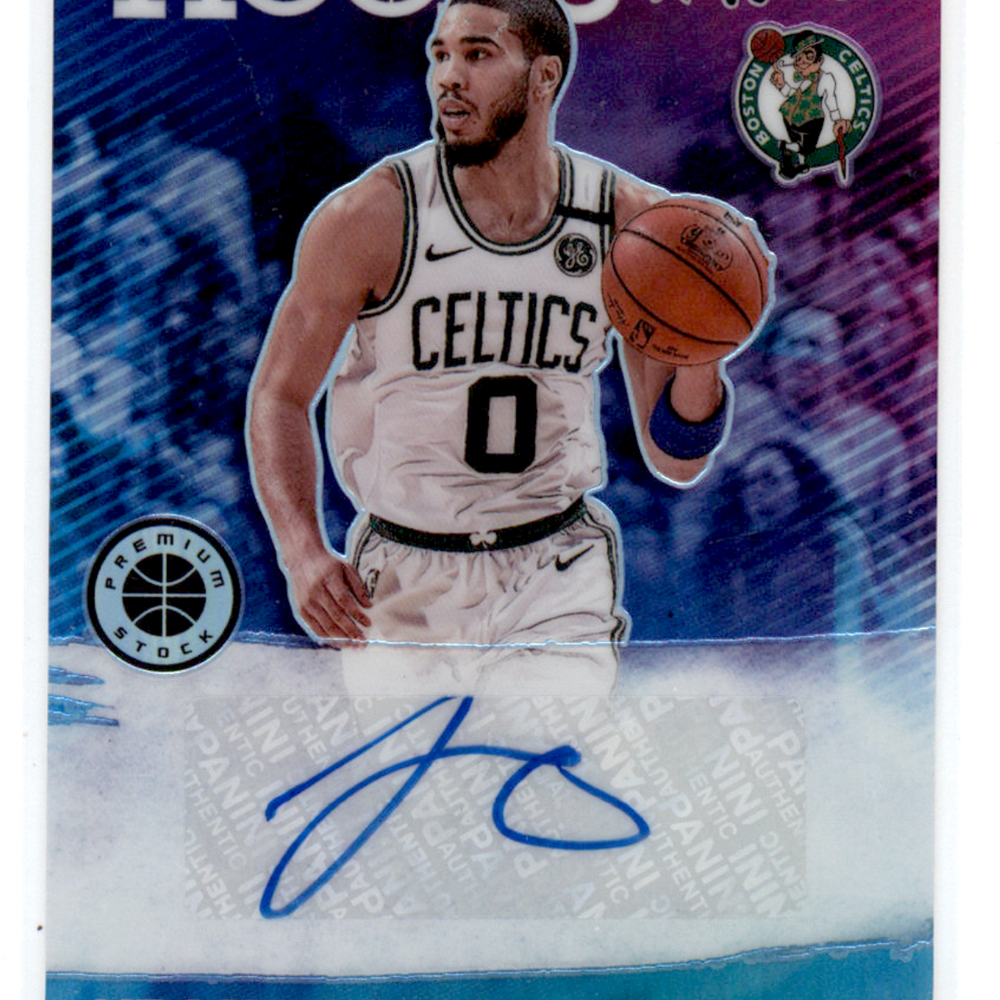 2020 Panini Hoops Premium Stock Hoops Ink Jayson Tatum #HI-JTA