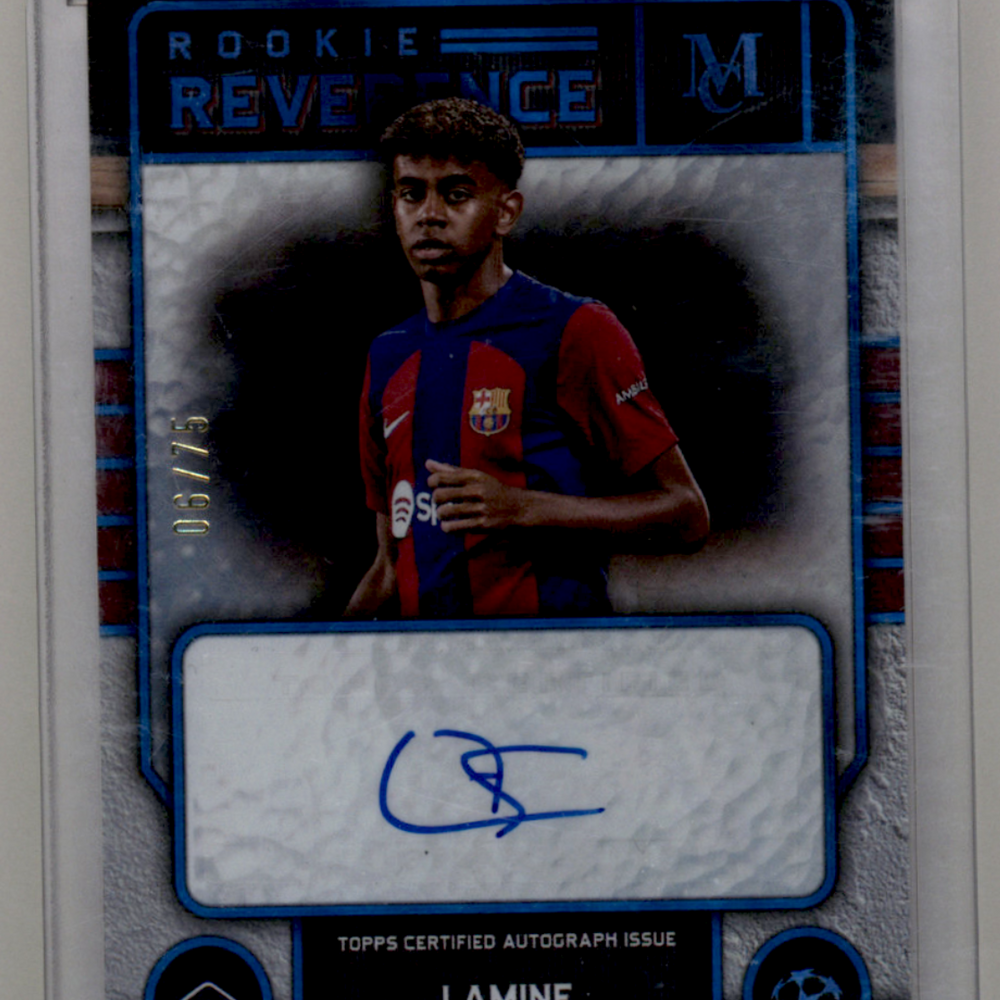 2024 Topps Museum Collection UEFA Champions League Rookie Reverence Lamine Yamal #RRA-LY