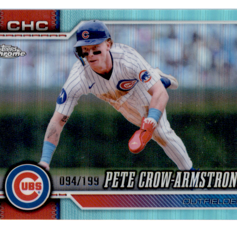 2026 Topps Chrome Pete Crow-Armstrong #45 Aqua