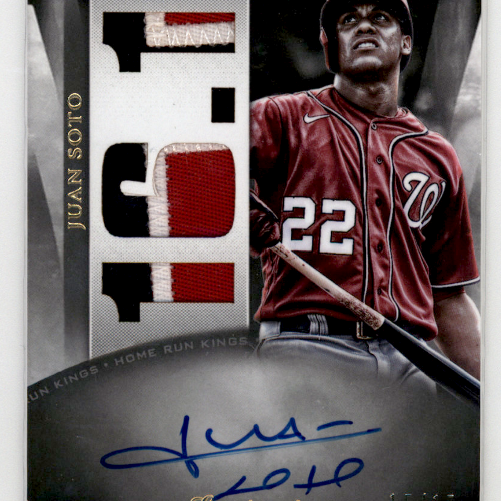 2021 Luminaries Juan Soto Game Used Patch /15 Bookend