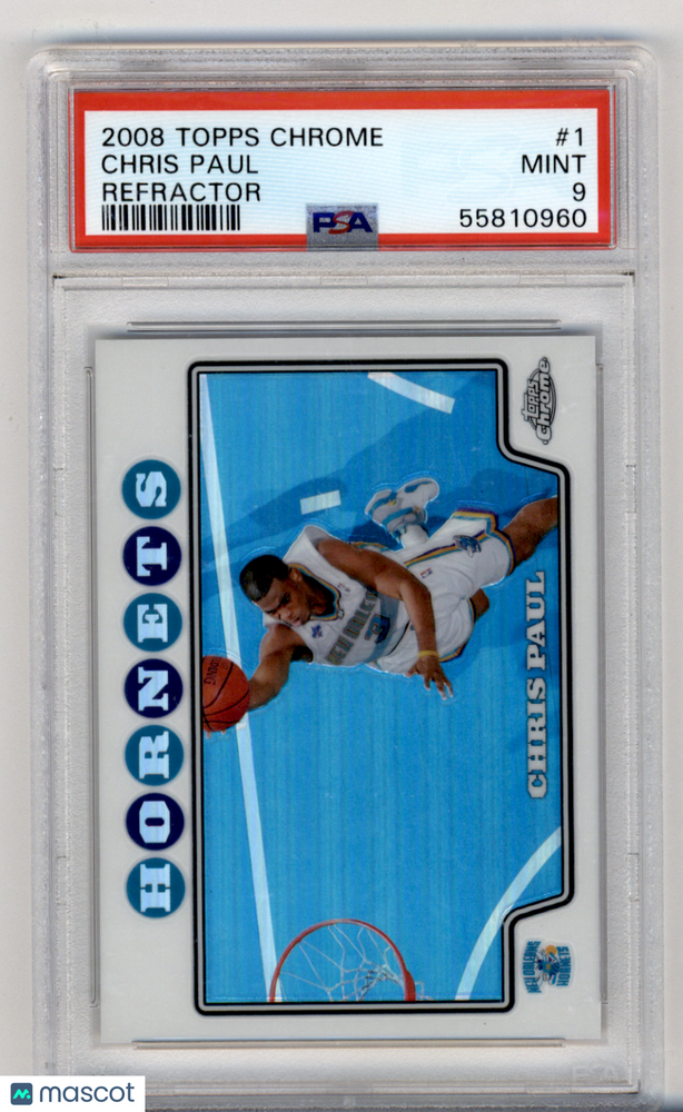 2008 Topps Chrome Chris Paul #1 Refractor PSA 9