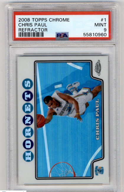 2008 Topps Chrome Chris Paul #1 Refractor PSA 9