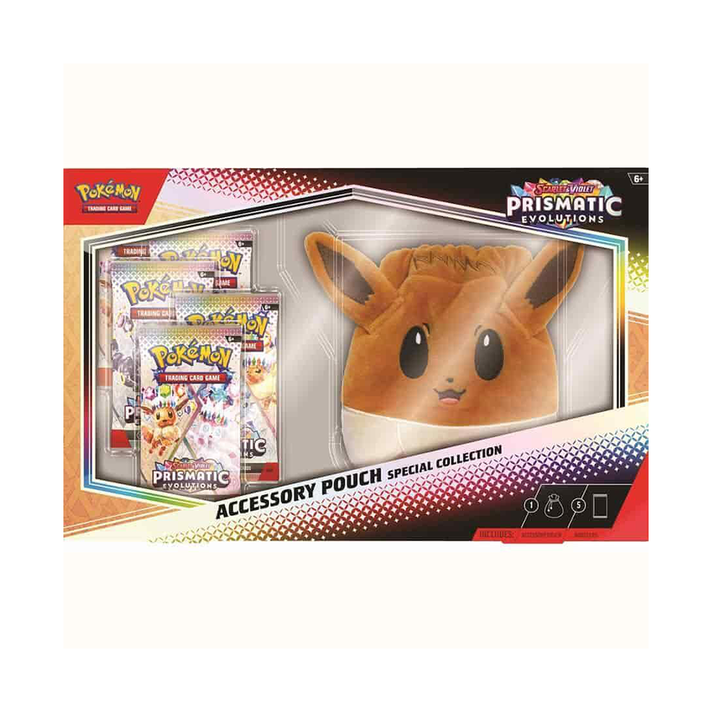 Pokemon Scarlet and Violet Prismatic Evolutions Accessory Pouch Special Collection