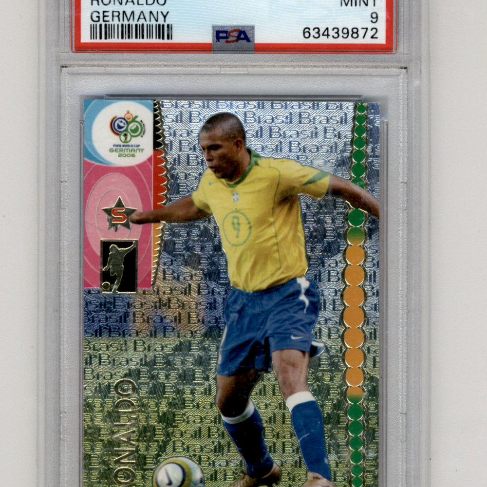 2006 Panini World Cup Germany Ronaldo #62 PSA 9