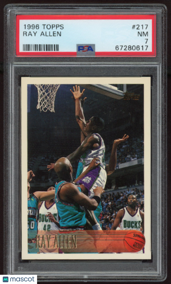 1996 Topps Ray Allen #217 PSA 7