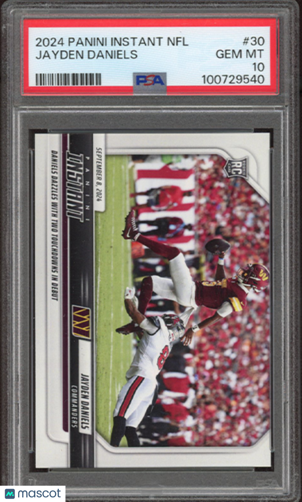 2024 Panini Instant NFL Jayden Daniels #30 PSA 10