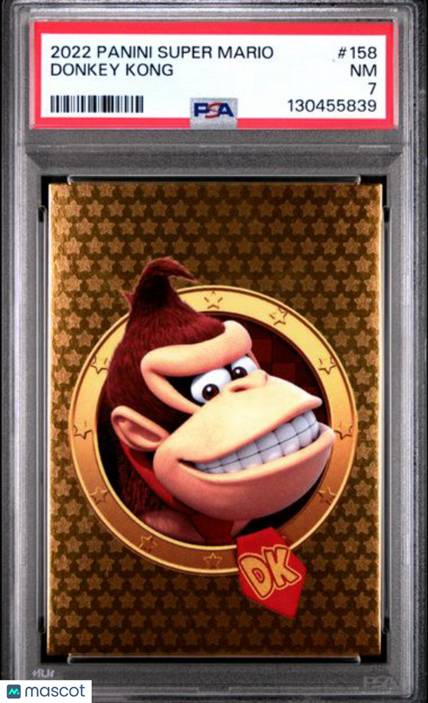 2022 Panini Super Mario Donkey Kong #158 PSA 7