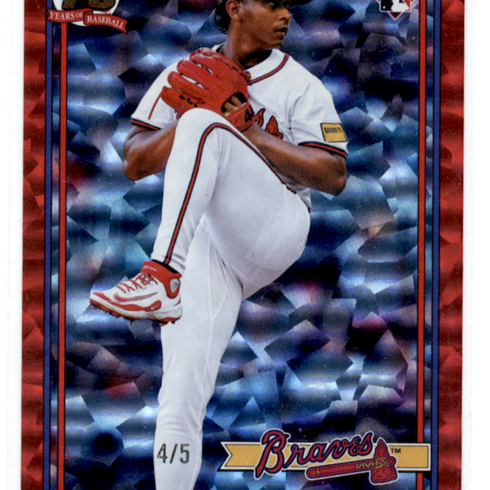 2026 Topps 75 Years of Baseball Didier Fuentes #T91-76 Red Atomic Refractor /5
