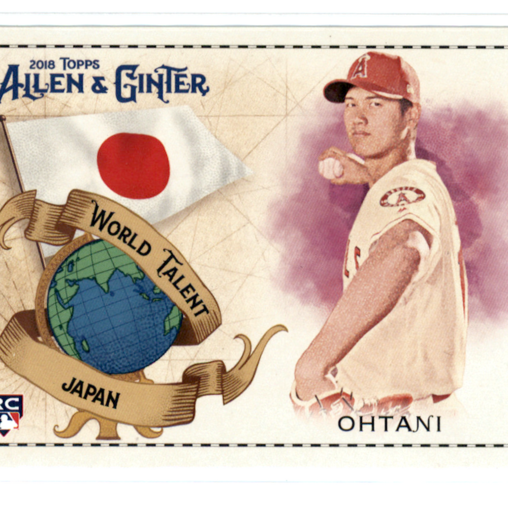 2018 Topps Allen & Ginter Shohei Ohtani #WT-24