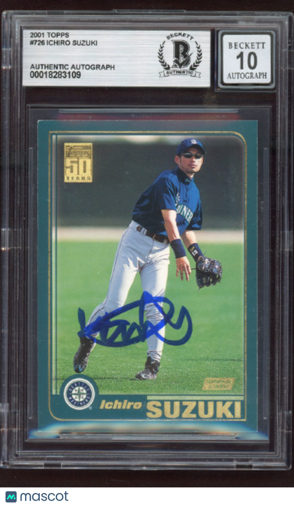 2001 Topps Ichiro Suzuki #726 BGS 0