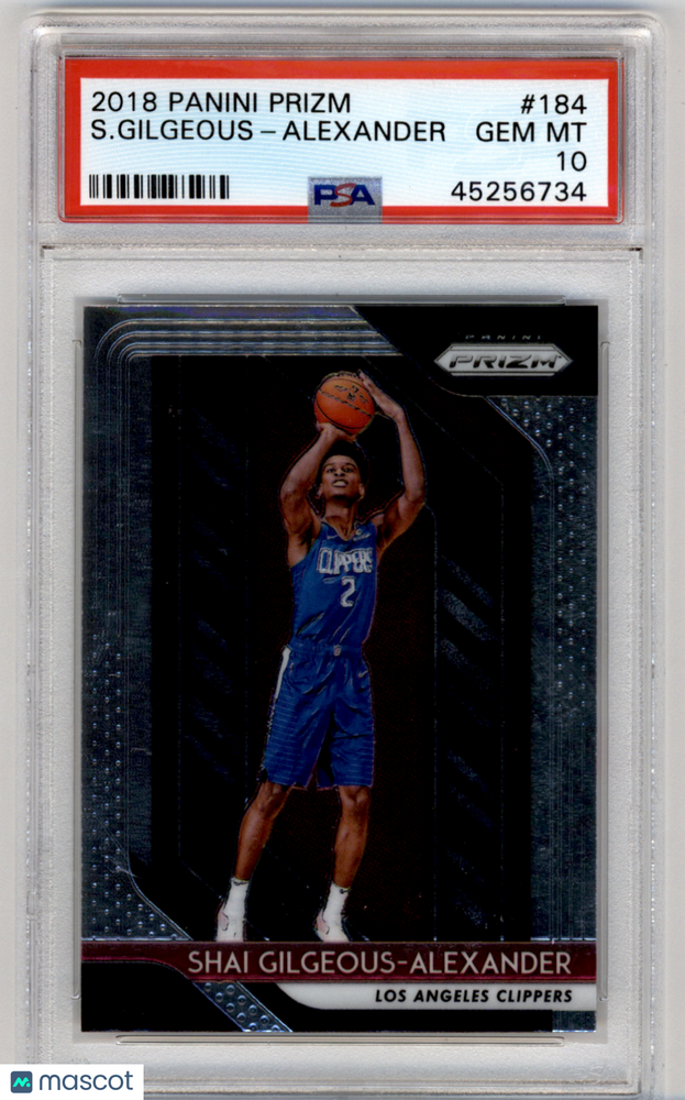 2018 Panini Prizm S. Gilgeous-Alexander #184 PSA 10