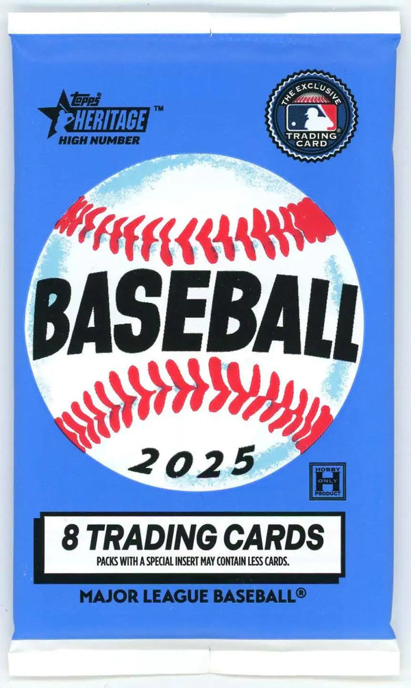 2025 Topps Heritage High Number Baseball Hobby Pack
