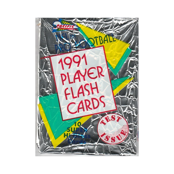 1991 Pacific Football Player Flash Cards Pack
