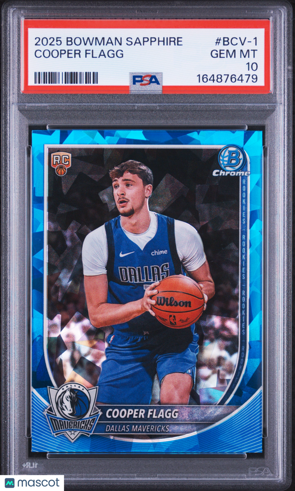 2025 Bowman Sapphire Edition Cooper Flagg #BCV-1 PSA 10