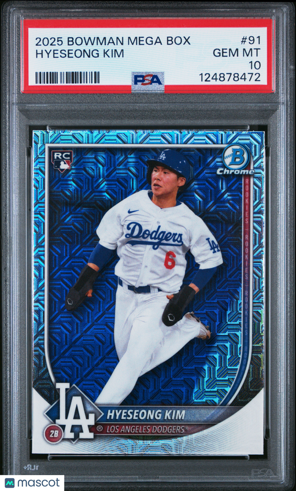 2025 Bowman Mega Box Chrome Hyeseong Kim #91 PSA 10