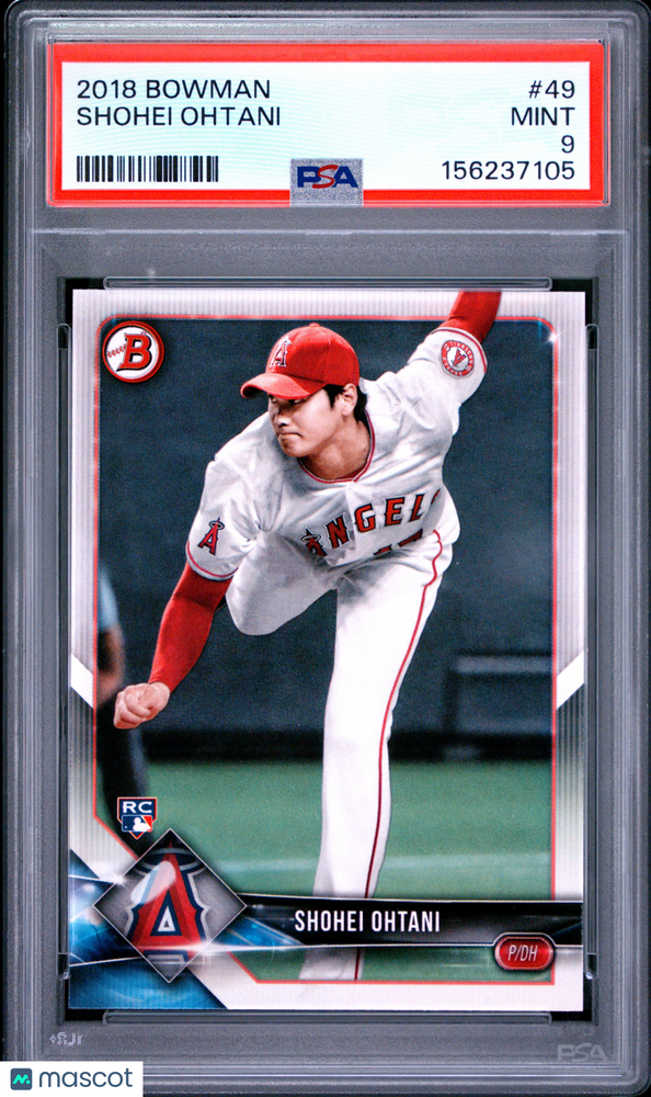 2018 Bowman Shohei Ohtani #49 PSA 9
