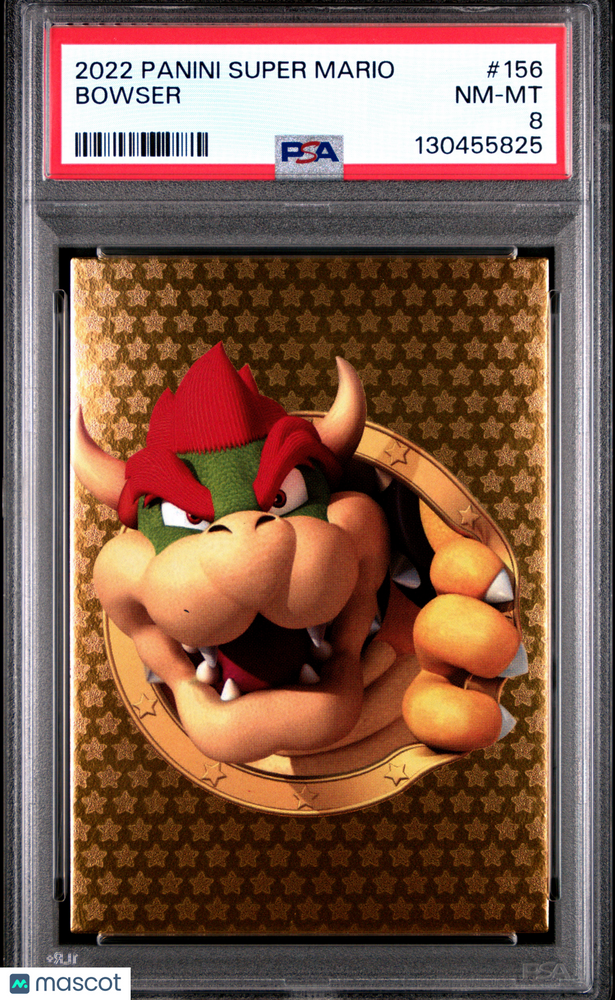 2022 Panini Super Mario Bowser #156 PSA 8