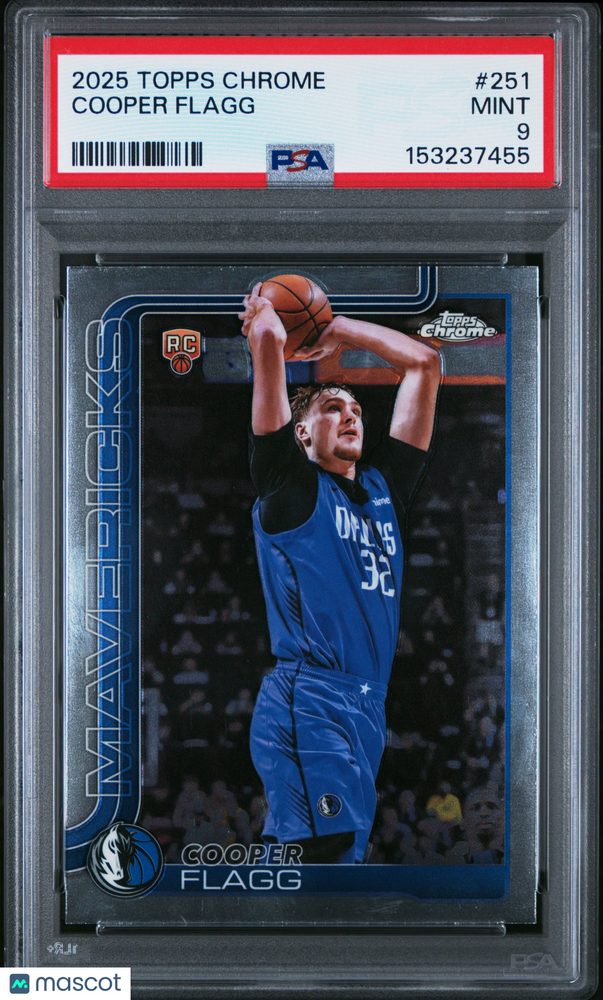 2025 Topps Chrome Cooper Flagg #251 PSA 9