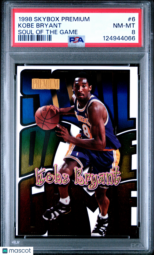 1998 Skybox Premium Soul Of The Game Kobe Bryant #6 PSA 8