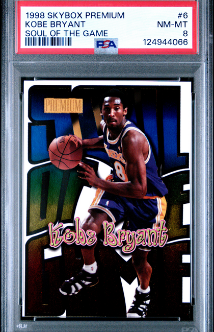 1998 Skybox Premium Soul Of The Game Kobe Bryant #6 PSA 8