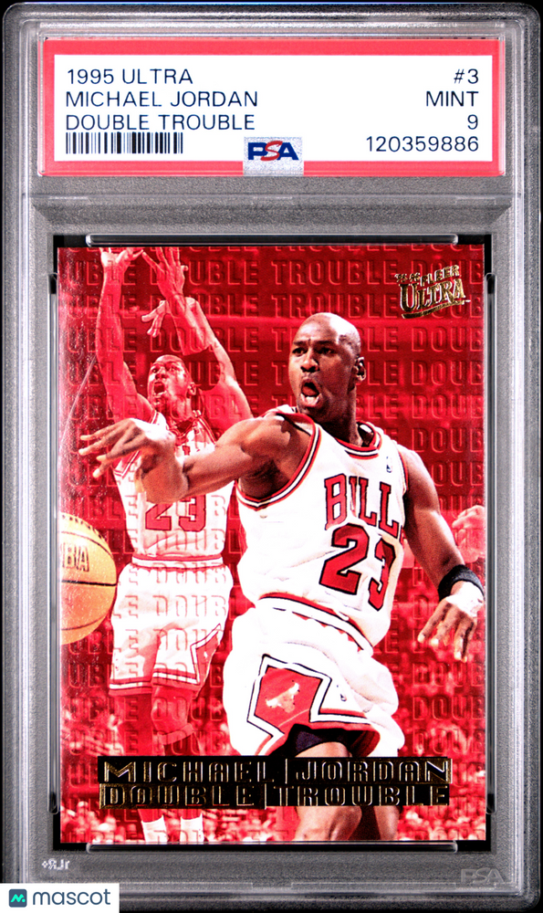 1995 Ultra Double Trouble Michael Jordan #3 PSA 9