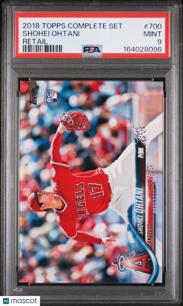 2018 Topps Complete Set Shohei Ohtani #700 Retail PSA 9