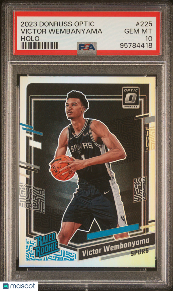 2023 Panini Donruss Optic Victor Wembanyama #225 Holo PSA 10