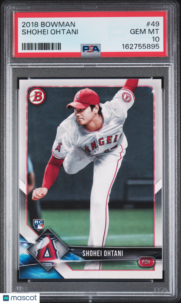 2018 Bowman Shohei Ohtani #49 PSA 10