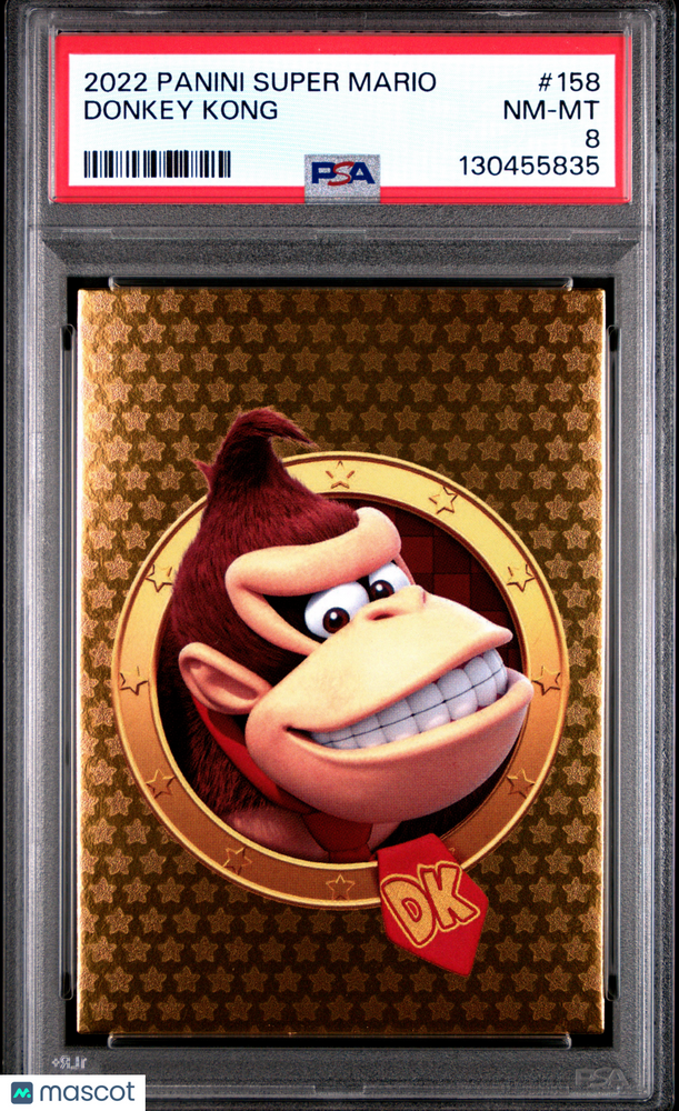 2022 Panini Super Mario Donkey Kong #158 PSA 8