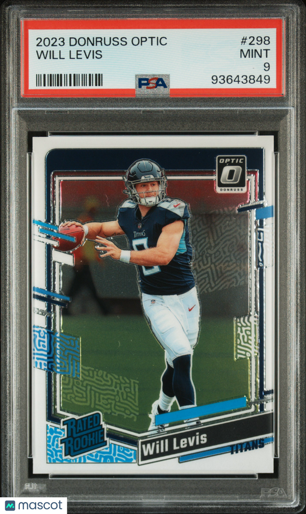 2023 Panini Donruss Optic Will Levis #298 PSA 9