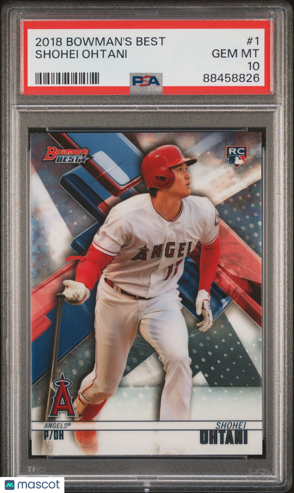 2018 Bowman's Best Shohei Ohtani #1 PSA 10