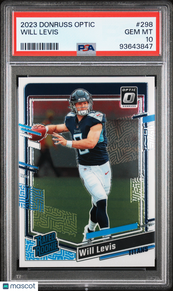 2023 Panini Donruss Optic Will Levis #298 PSA 10