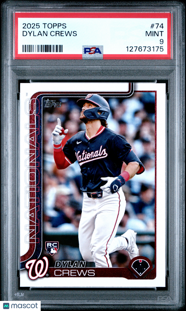 2025 Topps Dylan Crews #74 PSA 9