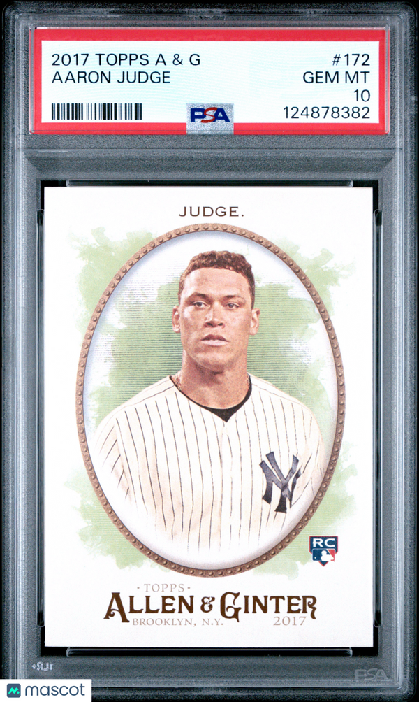 2017 Topps Allen & Ginter Aaron Judge #172 PSA 10