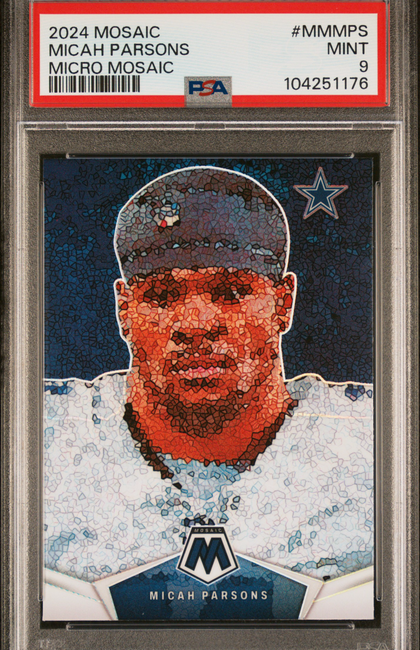 2024 Panini Mosaic Micro Mosaic Micah Parsons #MMMPS PSA 9