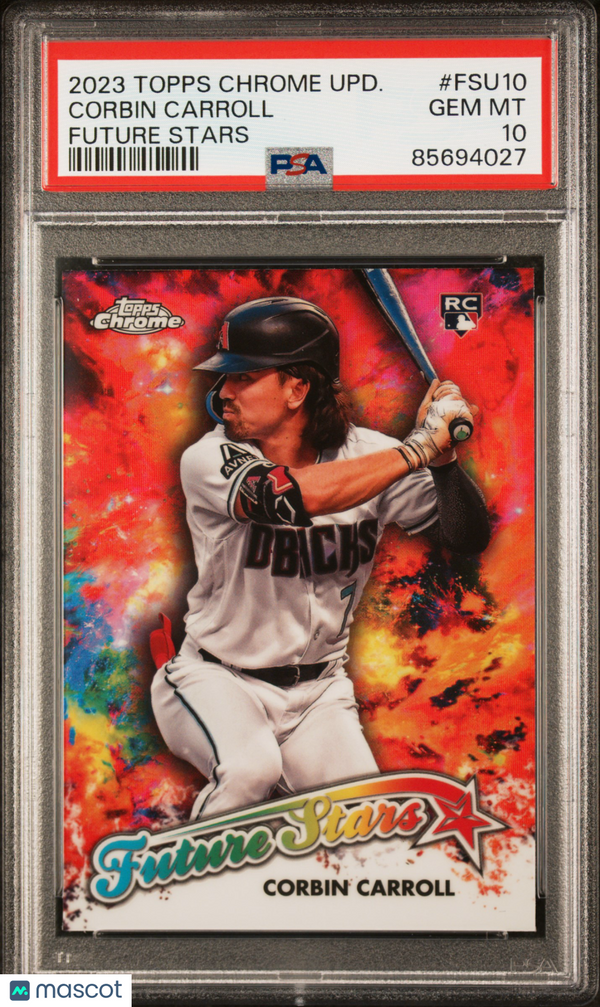 2023 Topps Chrome Update Future Stars Corbin Carroll #FSU10 PSA 10