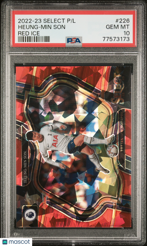 2022-23 Panini Select Premier League Heung-Min Son #226 Red Ice PSA 10