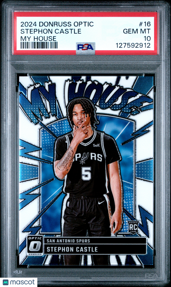 2024 Panini Donruss Optic My House Stephon Castle #16 PSA 10