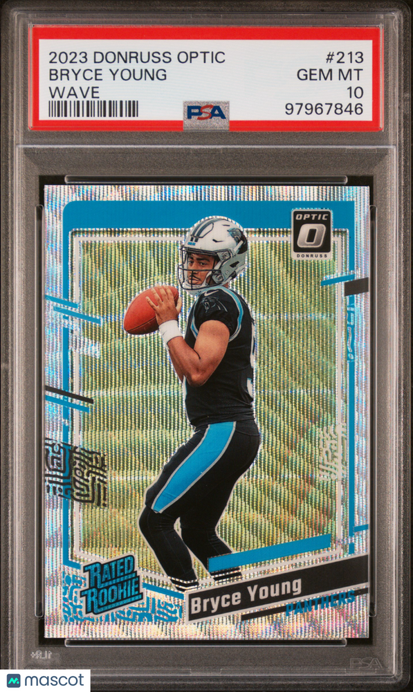 2023 Panini Donruss Optic Bryce Young #213 Wave PSA 10