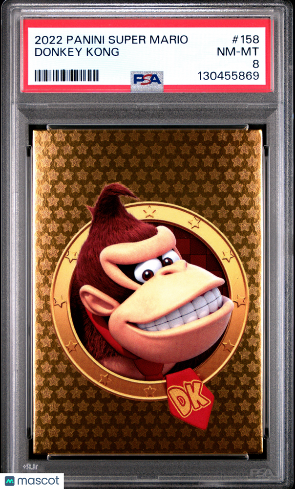 2022 Panini Super Mario Donkey Kong #158 PSA 8