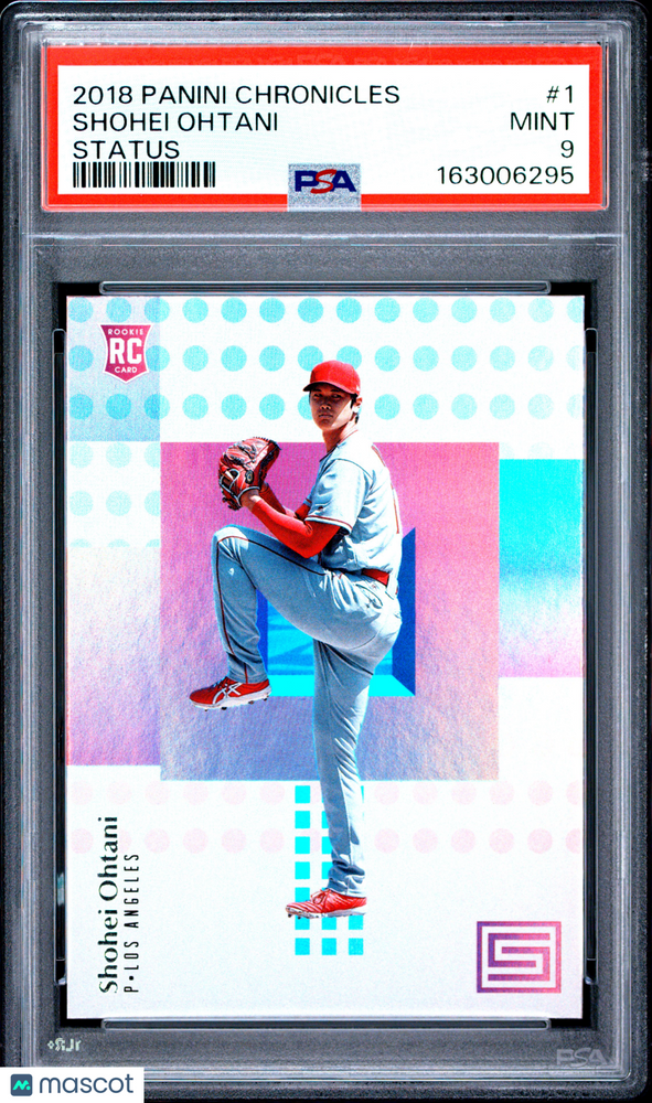 2018 Panini Chronicles Status Shohei Ohtani #1 PSA 9