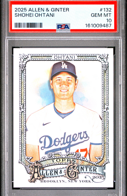 2025 Topps Allen & Ginter Shohei Ohtani #132 PSA 10