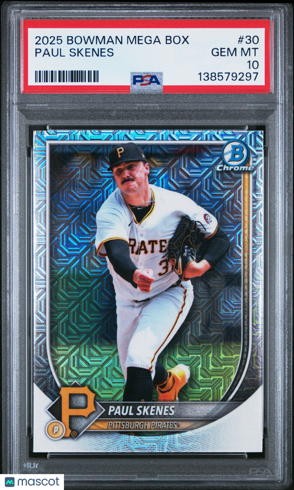 2025 Bowman Mega Box Chrome Paul Skenes #30 PSA 10