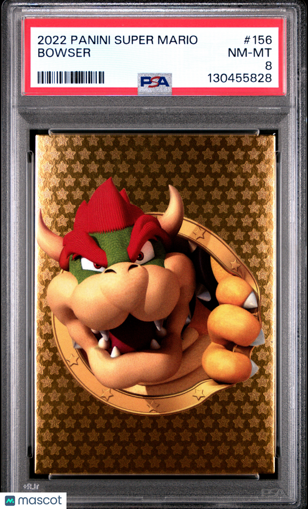 2022 Panini Super Mario Bowser #156 PSA 8