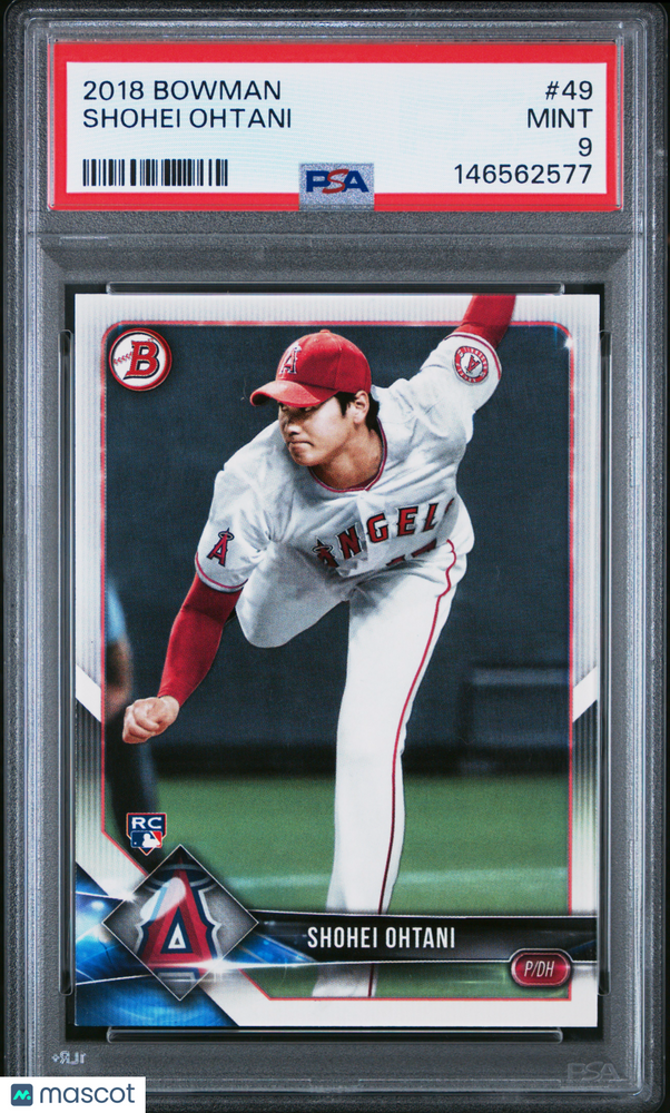 2018 Bowman Shohei Ohtani #49 PSA 9