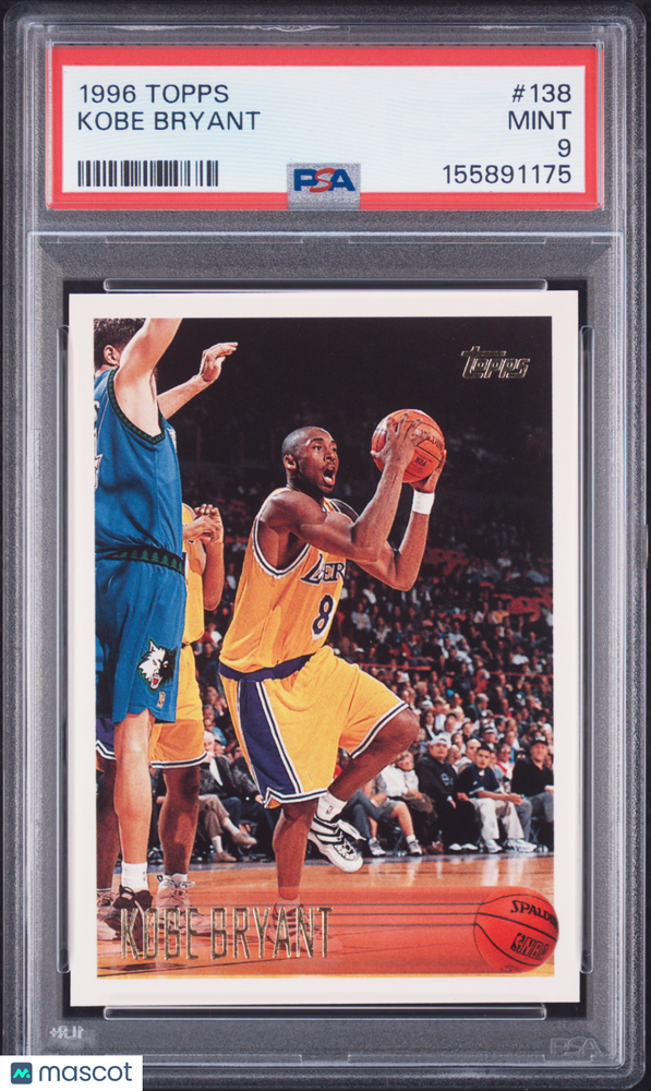 1996 Topps Kobe Bryant #138 PSA 9